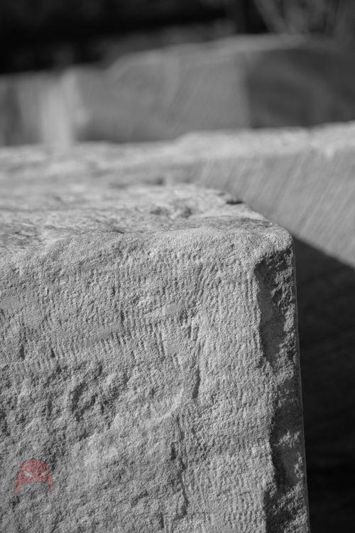 Stone focal points and monochrome